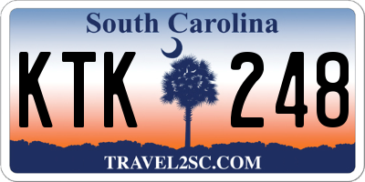 SC license plate KTK248