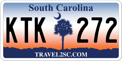 SC license plate KTK272