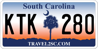 SC license plate KTK280