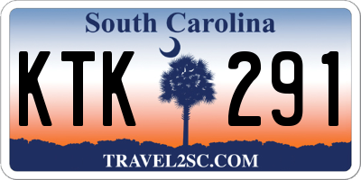 SC license plate KTK291