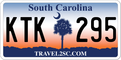 SC license plate KTK295
