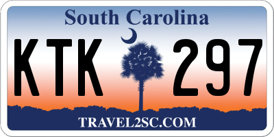 SC license plate KTK297