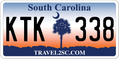 SC license plate KTK338