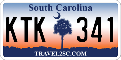 SC license plate KTK341