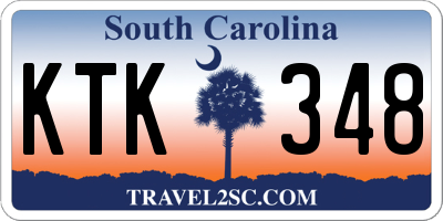SC license plate KTK348