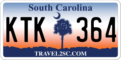 SC license plate KTK364