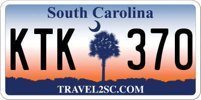 SC license plate KTK370