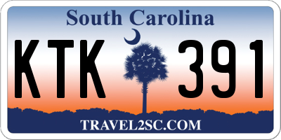 SC license plate KTK391