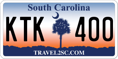 SC license plate KTK400