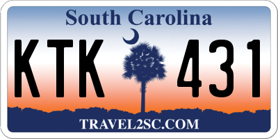 SC license plate KTK431