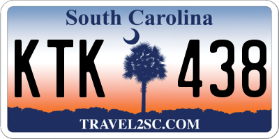 SC license plate KTK438