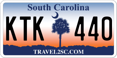 SC license plate KTK440