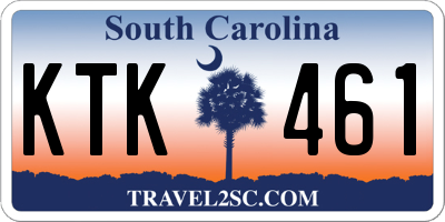 SC license plate KTK461
