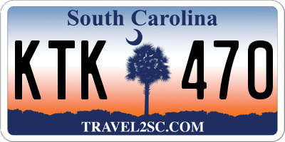 SC license plate KTK470