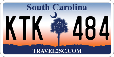 SC license plate KTK484