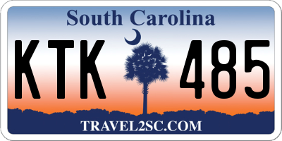 SC license plate KTK485