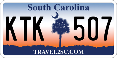 SC license plate KTK507