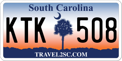 SC license plate KTK508