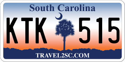 SC license plate KTK515