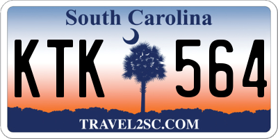 SC license plate KTK564