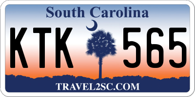 SC license plate KTK565