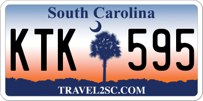 SC license plate KTK595