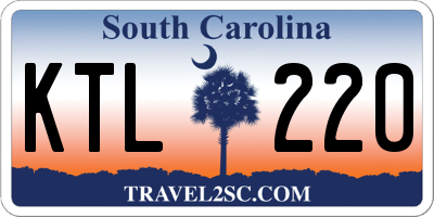 SC license plate KTL220