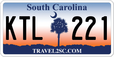 SC license plate KTL221