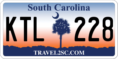 SC license plate KTL228