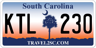 SC license plate KTL230
