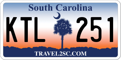 SC license plate KTL251