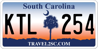 SC license plate KTL254
