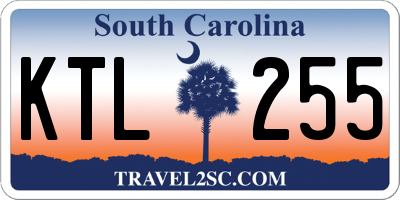 SC license plate KTL255