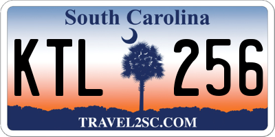 SC license plate KTL256