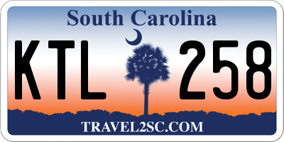 SC license plate KTL258