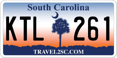 SC license plate KTL261