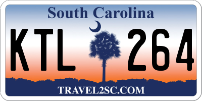 SC license plate KTL264