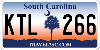 SC license plate KTL266