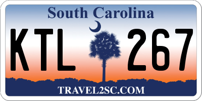 SC license plate KTL267