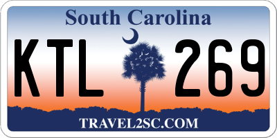 SC license plate KTL269