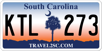 SC license plate KTL273