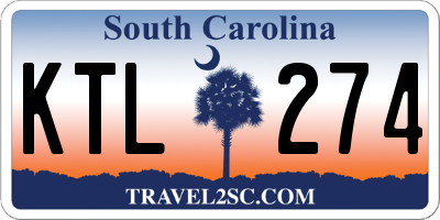SC license plate KTL274