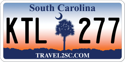 SC license plate KTL277