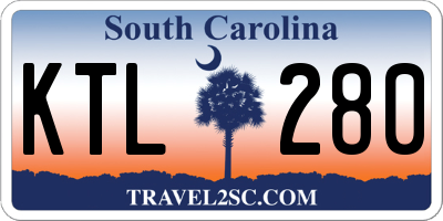 SC license plate KTL280