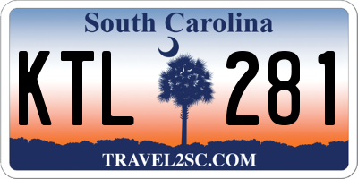 SC license plate KTL281