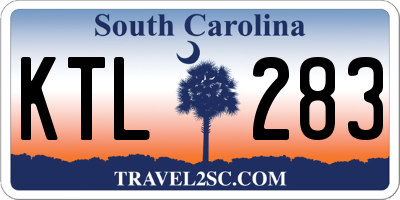SC license plate KTL283