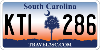 SC license plate KTL286