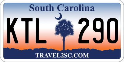 SC license plate KTL290