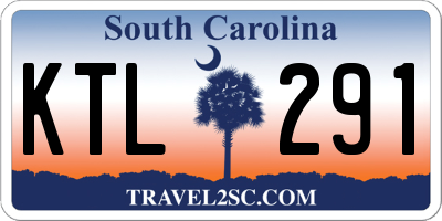 SC license plate KTL291