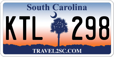 SC license plate KTL298
